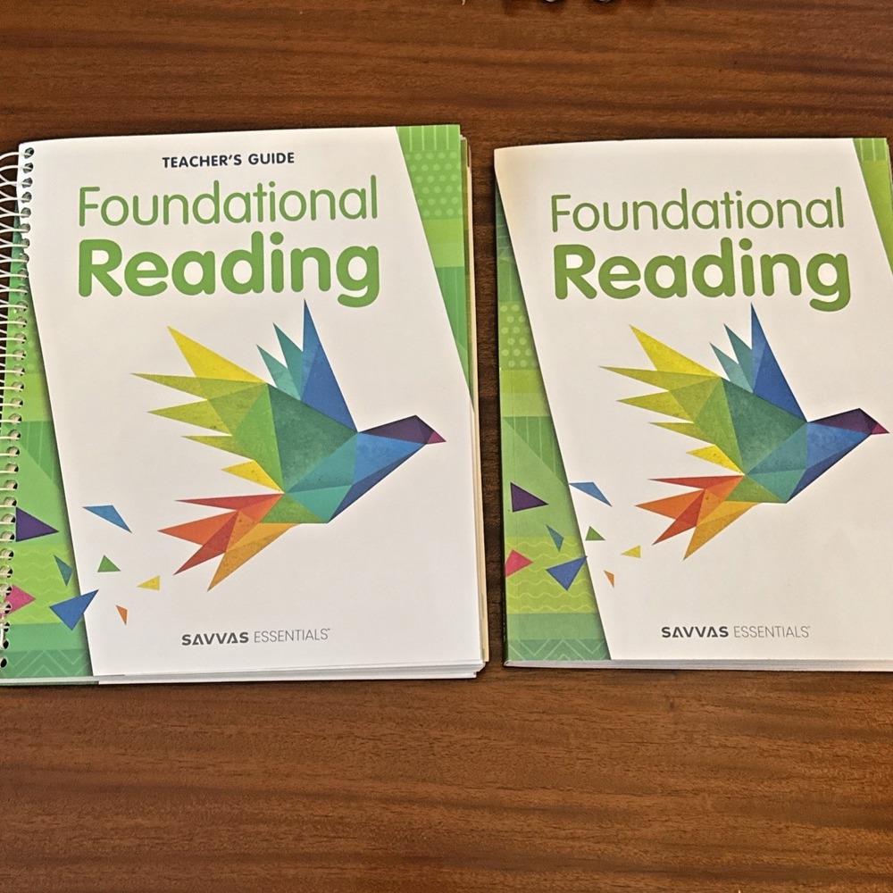 Savvas Essentials Foundational Reading Grade K Teacher Guide + Student Worktext
